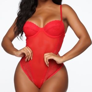 NEVER BEEN WORN! Gorgeous Red Teddy